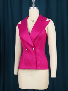 Розово-красные топы, сексуальный V-образный вырез, отложной воротник, приталенная женская блузка на пуговицах для дам, Вечерние блузки для вечеринок, блузки для мероприятий 4XL 2