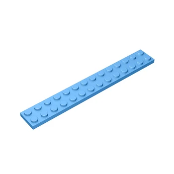 Gobricks GDS-516 Пластина 2x14 совместима с lego 91988 штук детских игрушек строительный блок Частицы Пластина DIY 2