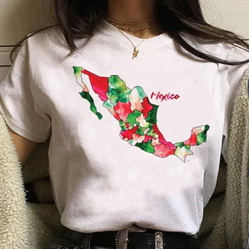 Мексиканская футболка женская футболка с комиксами для девочек дизайнерская графическая одежда 2