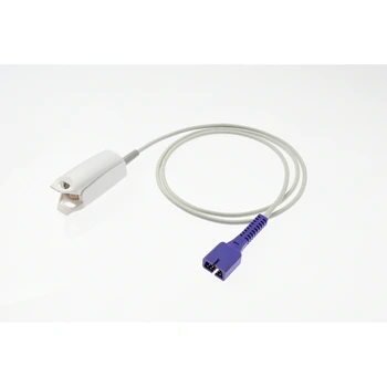 Многоразовый датчик SPO2 с коротким кабелем для взрослых и новорожденных, зажим для пальцев для NELLCOR с Oximax.DB9