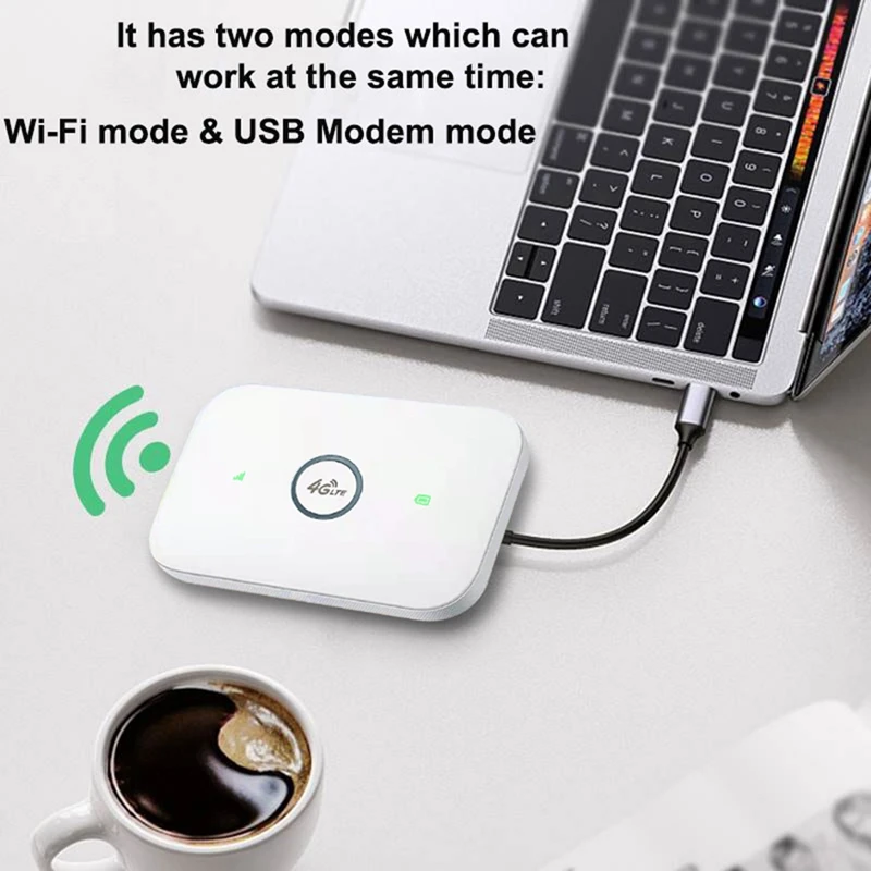 4G Mifi Карманный Wifi Портативный Mifi Роутер Автомобильный Мобильный Wifi Роутер 150 Мбит/с Беспроводная Точка Доступа Со Слотом Для Sim-Карты Беспроводной Mifi Изображение 2
