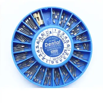 Зубоврачебная винтовая стойка SS винтовая стойка 120шт/240шт стоматологические материалы для стоматологического инструмента 1