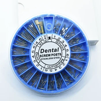 Зубоврачебная винтовая стойка SS винтовая стойка 120шт/240шт стоматологические материалы для стоматологического инструмента 2