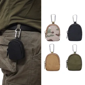 Новый стиль Наружная сумка для ключей, кошельки для монет, сумка на молнии, мужские кошельки для монет, тактический EDC-чехол, мужской кошелек 1