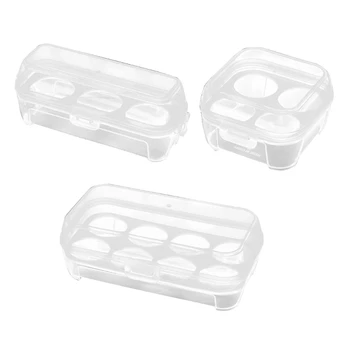 Пластиковый ящик для хранения Яиц Ударопрочный Держатель Коробка Лоток для яиц Каретки Дозатор Коробка 1