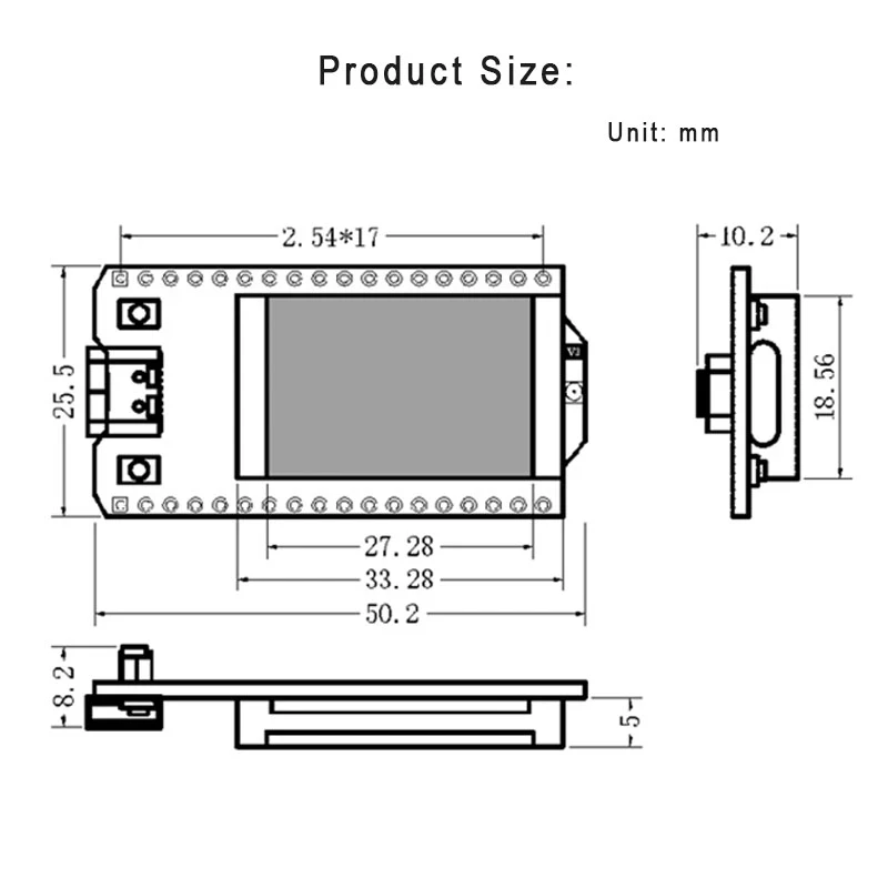 Версия V3 863 МГц-928 МГц SX1262 ESP32 LoRa 0,96 Дюймовый Синий OLED-дисплей WIFI Lora Kit 32 Модуль IOT Плата разработки для Arduino Изображение 4