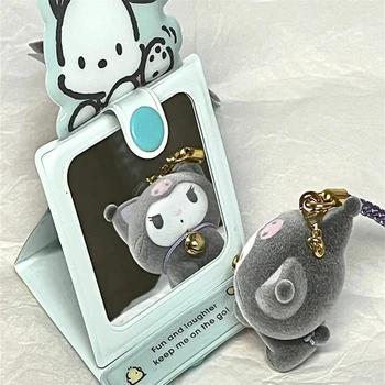 Кукла Sanrio Kuromi Kawaii, Стекающийся кулон, Брелок для ключей, Школьный рюкзак, Кулон, Подарок на День Рождения для девочек 2