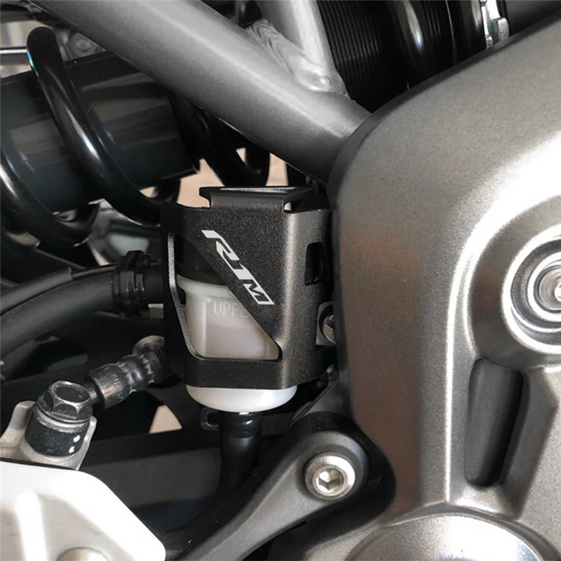Для yamaha YZF R1 YZFR1 YZF-R1M 1998-2021 2019 2020 Мотоцикл С ЧПУ Алюминиевая Задняя Крышка Резервуара Для Тормозной Жидкости Защитный Кожух Изображение 2