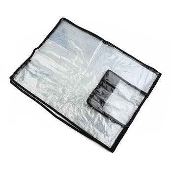 Практичная новая защитная крышка для багажа, прозрачная + черная водонепроницаемая для путешествий, 1 шт. чехол для багажа с защитой от царапин 2