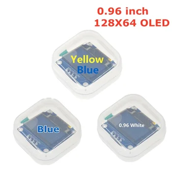 0,96 дюймов OLED IIC Последовательный Белый Дисплейный Модуль 128X64 I2C SSD1306 12864 ЖК-экран Плата GND VCC SCL SDA 0,96 