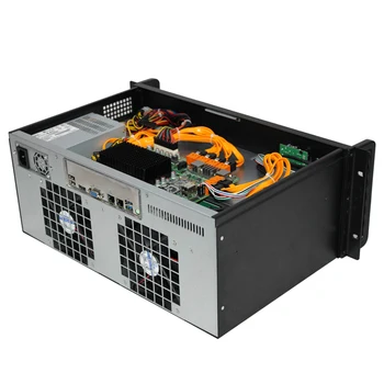 Серверный корпус с горячей заменой YYHC 4U 12bay с вентилятором, система Barebone с материнской платой, SSD-памятью и блоком питания 2