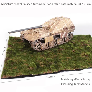 Миниатюрная модель, готовая модель газона, песочный стол, базовый материал 31 * 21 см, материалы для трансформации сцены своими руками 1