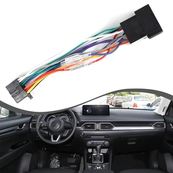 Автомобильный стерео-радиоприемник ISO жгут проводов, соединительный кабель для автомобильного аудиомодуля Pioneer AUX 2003 года выпуска, Жгут проводов 1