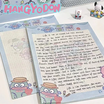 B5 Sanrio Hangyodon Блокнот Для Заметок Мультяшный Блокнот Студенческие Письменные Принадлежности Для Девочек Планировщик Блокнот Разрываемые Школьные Канцелярские Принадлежности
