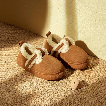 Распродажа Детская хлопчатобумажная обувь для малышей декоративные зимние ботинки с галстуком-бабочкой для мальчиков и девочек прогулочная обувь с мягкой подошвой 0-18 месяцев ~ Для мамы и детей | Car-doctor36.ru 11