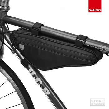 Треугольная сумка для велосипедной рамы Sahoo MTB Road Cross Rail Beam Corner Pannier Сумка для хранения велосипедов 122057 1