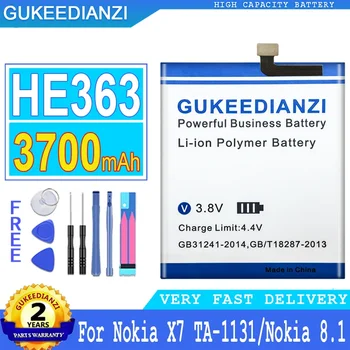 Аккумулятор GUKEEDIANZI HE363 для Nokia X7 TA-1131 TA-1119/Для Nokia 8.1 TA-1119 TA-1128 Для Nokia8.1, аккумулятор большой мощности, Бесплатные инструменты 1