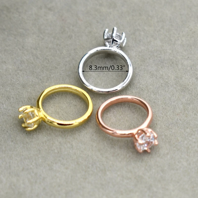Y1UB реквизит для фотосъемки новорожденных Кольца Ангела с элегантными стразами Прекрасные блестящие кольца, которые легко носить Изображение 5