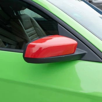 Крышки зеркал боковых дверей Декоративная отделка крышки корпуса ABS для Ford Mustang 2009 2010 2011 2012 2013 2