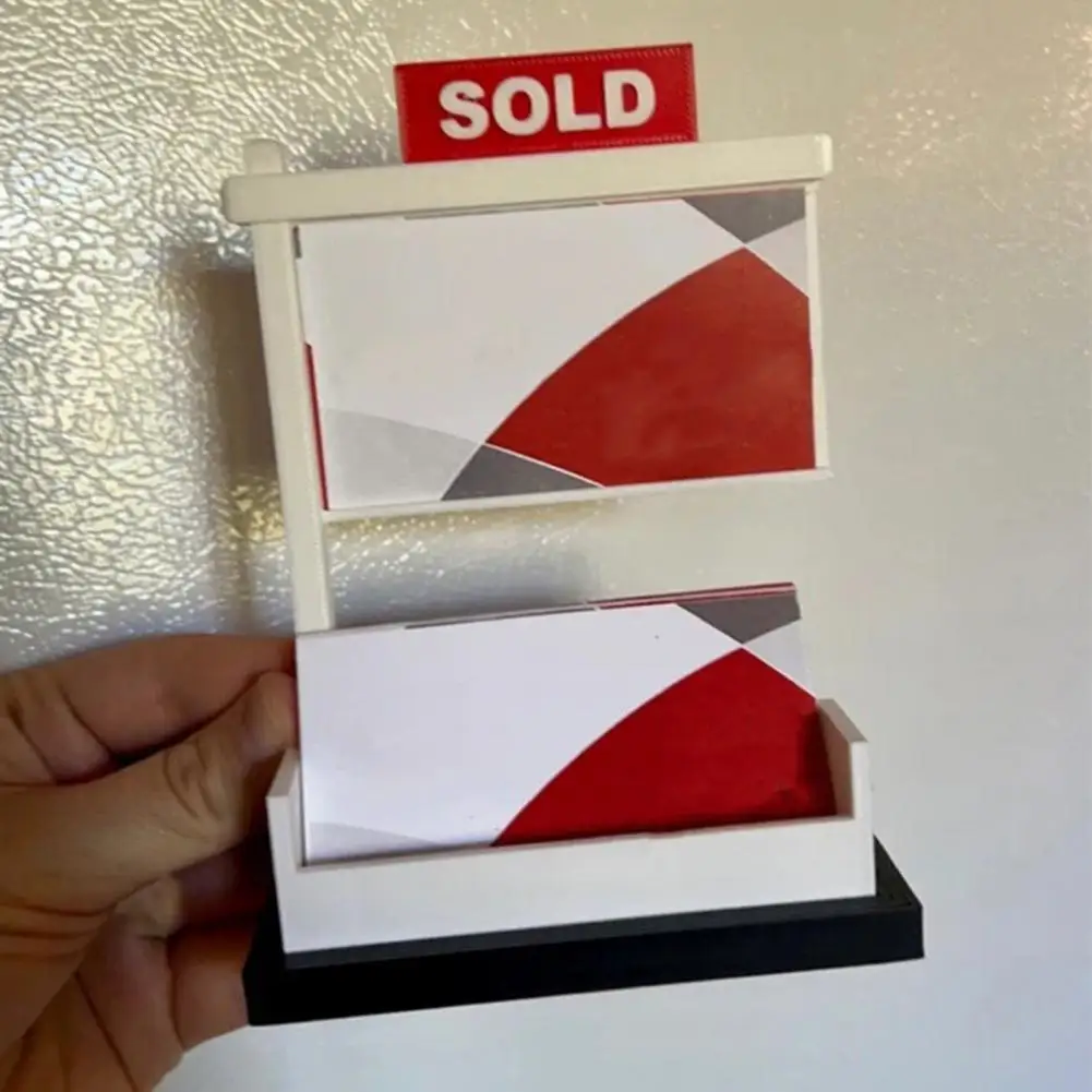 Настольная подставка для карточек, удобный прочный материал, долговечный Домашний стенд для визитных карточек, канцелярские принадлежности Изображение 5