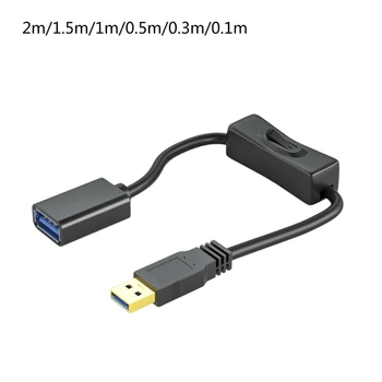 Удлинительный кабель USB3.0 с прямой головкой для светодиодной лампы USB-вентилятора 1