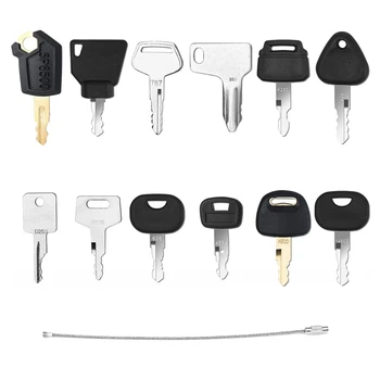 Набор ключей для вилочного погрузчика 12Keys для 14603 ключей для Cat Clark для JBC /14607 для Yanmar Takeuchi для Kubota 459A 1