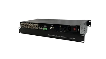 Мультисервисный видеомультиплексор 4-канальный Волоконно-оптический преобразователь 3G HD SDI в LC с гигабайтным Ethernet и XLR-портом 2