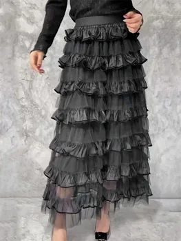 Распродажа Alsey Miyake плиссированное корейское элегантное свободное платье миди с короткими рукавами, летняя новая женская длинная юбка, французское платье высокого класса Sense ~ Ручки для рисования | Car-doctor36.ru 11