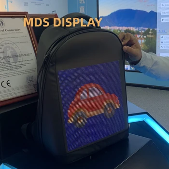 MDS p4 256x256 мм рюкзак светодиодный дисплей креативный портативный дисплей Демонстрируйте свои рекламные идеи в любое время и в любом месте прост в эксплуатации 2