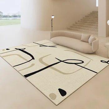 Украшение гостиной в японском стиле, кремовый ковер, утолщающий противоскользящий коврик для гардероба, домашний моющийся ковер, современные коврики для спальни 2