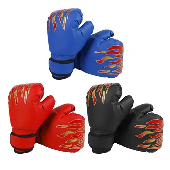 Детские боксерские перчатки, перчатки для начинающих, защитные и дышащие тренировочные перчатки для кикбоксинга, безопасные боксерские груши 1