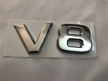 ABS Хромированная Задняя Наклейка На Значок V8 С Надписью V8 Для NIssan Patrol Y62 Armada Аксессуары Для Наклеек На Кузов 2013 2014 2015 2016 2017 2