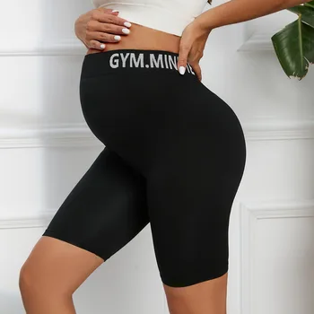 Спортивные штаны для йоги для беременных, шорты для фитнеса, шорты для бега для беременных, леггинсы, Размер одежды S, M, L 1