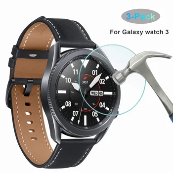 Стеклянная пленка для Samsung Galaxy Watch 3 41 мм 45 мм Защитная пленка для экрана из закаленного стекла 1