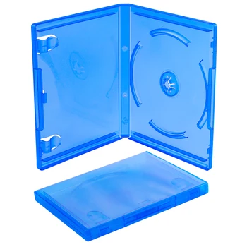 Ящик для хранения дисков для PS4 PS5 PS3 Playstation CD DVD Игровой Защитный чехол Замена Прозрачной синей крышки Протектор диска 1