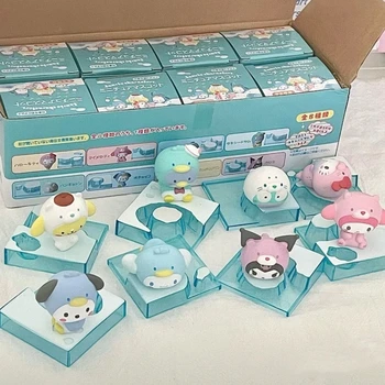 В наличии Sanrio Kuromi Melody Cinnamoroll Серии Iceberg Blind Box Онлайн, Красные Новые Фигурки, ПВХ модели, Милые игрушки для подарков на День рождения 2