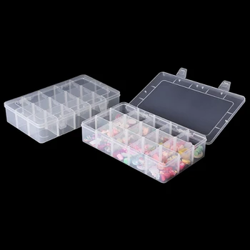 Коробка для хранения 3шт Коробка для снастей и электронных компонентов Шкатулка для ювелирных изделий Лента Канцелярские принадлежности Пластиковая коробка 2