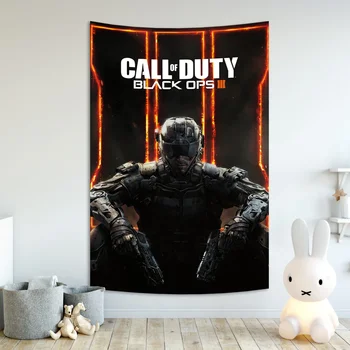 Call Of D-Duty игровой плакат, гобеленовый флаг, баннер с цифровой печатью из полиэстера в стиле бохо 1