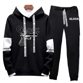 Glock Perfection Shooting 2023 Новая мужская спортивная одежда, комплект из двух предметов, уличная одежда, толстовка с капюшоном, Удобные дышащие куртки 2