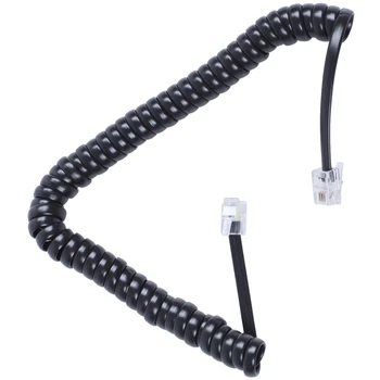 Распродажа 5x сменный штекер Rj9 4p4c, спиральная эластичная кабельная линия для телефонных трубок, черный ~ Бытовая электроника | Car-doctor36.ru 11
