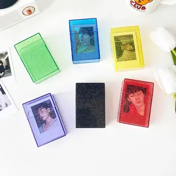 для альбомов Polaroid Держатель для карт Прозрачные фотокарточки Коробка для хранения фотографий в альбоме Держатель для фотокарточек Коробка для хранения открыток Idol 2