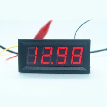 0,56-дюймовый мини-цифровой светодиодный дисплей, 4 бита, панель вольтметра 0-100 В, измеритель напряжения, тестер 2