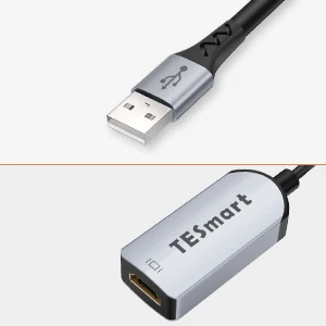Адаптер TESmart USB-HDMI Конвертер аудио-видео кабеля HD 1080P USB 3.0/2.0 в HDMI конвертер 2