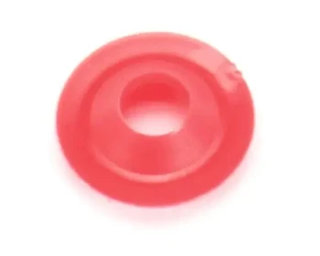 Латунное указательное кольцо T & S для горячей воды (красное) 001661-45