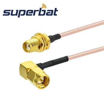 Переборка Superbat SMA Соединительный кабель с прямым углом RG316 30 см Антенно-фидерный кабель в сборе 1