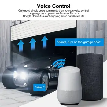 Tuya Smart WiFi Контроллер открывания гаражных ворот Приложение Голосовое дистанционное управление Работа с Alexa Домашний ассистент Яндекс Алиса 2