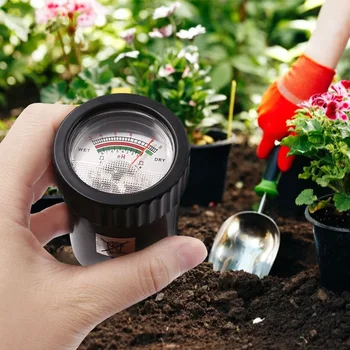 Тестер почвы 2 в 1 с коническим наконечником, тестер PH, прибор для определения влажности, инструмент для садоводства, инструмент для тестирования почвы, инструменты детектора 2