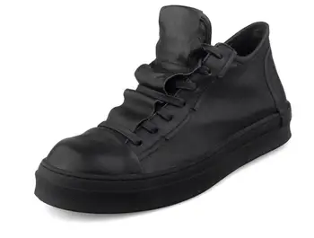 Распродажа 2023, весенне-осенние новые мужские ботинки Naked, большие размеры, мужская повседневная кожаная обувь, мужской модный тренд, черные деловые ботинки челси ~ Туфли | Car-doctor36.ru 11