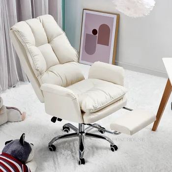 Офисные стулья Nordic Simple Со спинкой, Современное Офисное кресло с поворотным подъемником, рабочий компьютер 1