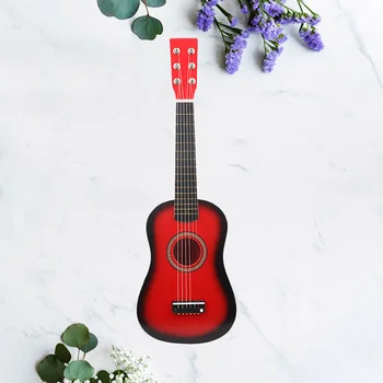23-дюймовая детская гитара, музыкальная Народная акустическая гитара для малышей, обучающая электрогитара для мальчиков и 1